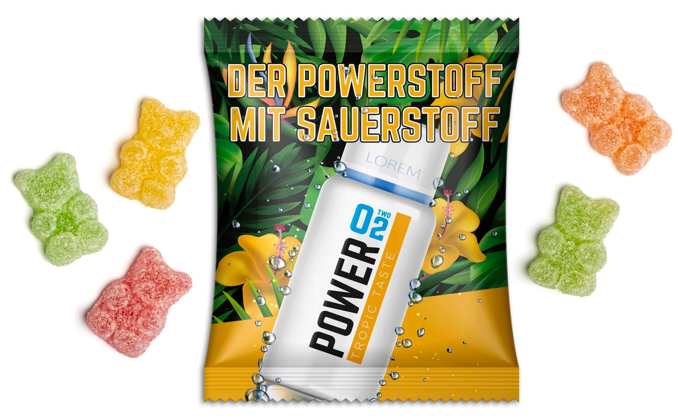 20 g Fruchtgummi-Bärchen sauer im Werbetütchen Mit einem Give Away als Werbegeschenk wie 20 g Fruchtgummi-Bärchen sauer im Werbetütchen schenkt man Freude.
