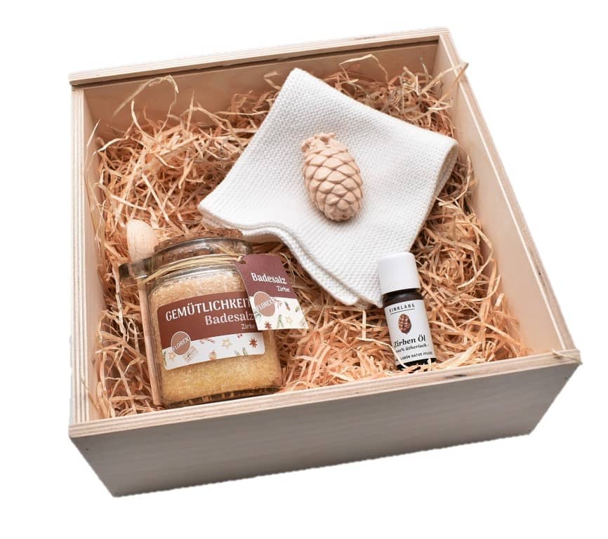 "Zirben Geschenk-Set" Baden "Zirben Geschenk-Set" Baden ist eine tolle nachhaltige Geschenkidee.