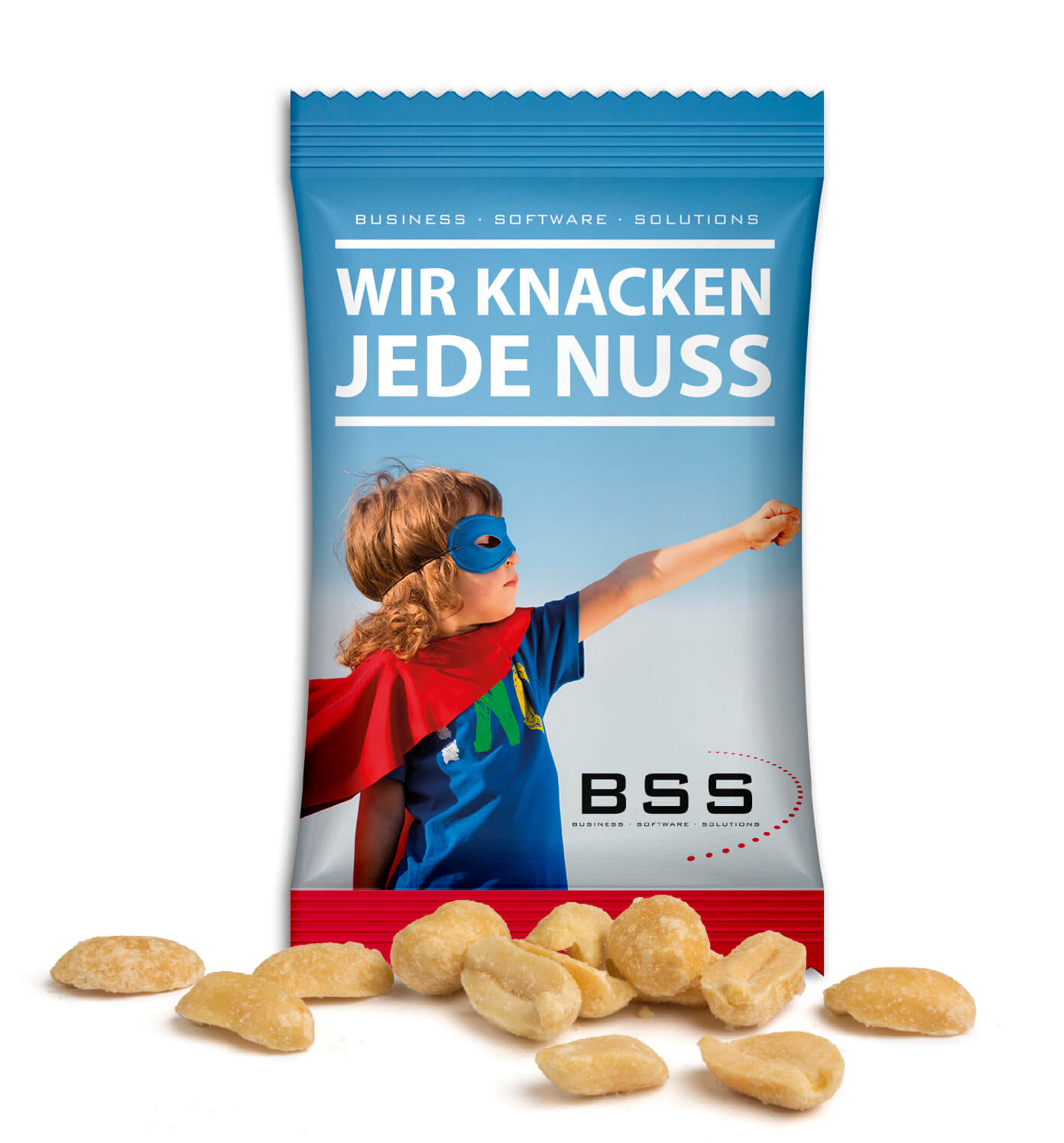Geröstete Erdnüsse Mit einem Give Away als Werbegeschenk wie Geröstete Erdnüsse schenkt man Freude.