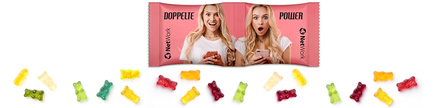 Werbeartikel Werbegeschenk Süssigkeiten Schokolade Bonbons Logodruck Veredelungsmöglichkeit von Werbeartikel Werbegeschenk von Süssigkeiten Schokolade Bonbons Logodruck