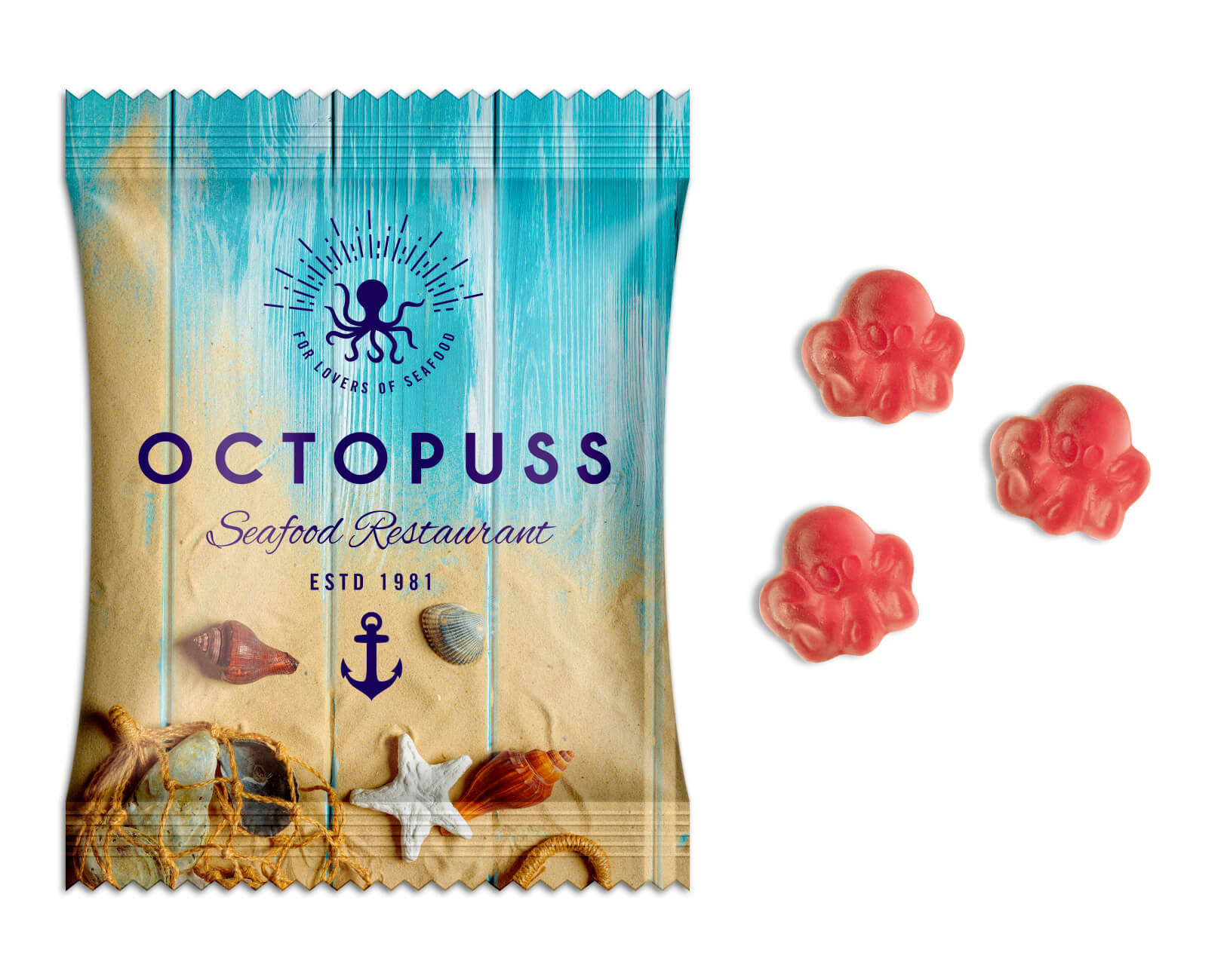 10 g Fruchtgummi Sonderformen Mit einem Give Away als Werbegeschenk wie 10 g Fruchtgummi Sonderformen schenkt man Freude.
