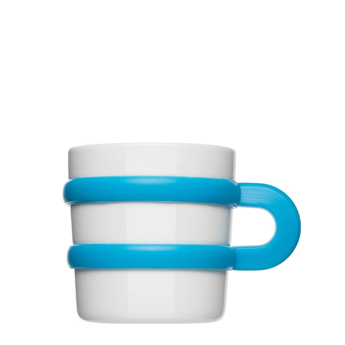 Tasse mit Silikonhenkel groß Form 281 zum bedrucken mit einem Logo oder einer Grafik als Werbegeschenk, Werbeartikel oder Werbemittel