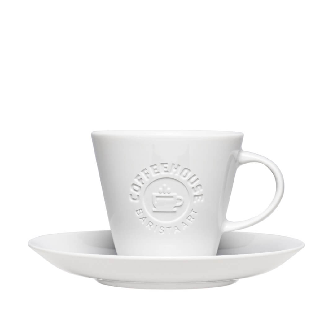 Kaffeetasse Form 541 mit Gravur Kaffeetasse Form 541 zum bedrucken mit einem Logo oder einer Grafik als Werbegeschenk, Werbeartikel oder Werbemittel
