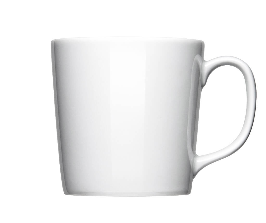 Jumbo Werbetasse Form 145 Jumbo Werbetasse Form 145 zum bedrucken mit einem Logo oder einer Grafik als Werbegeschenk, Werbeartikel oder Werbemittel