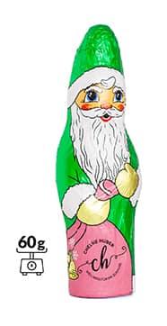 Schoko Weihnachtsmann Individuell (60 g) Mit einem Give Away als Werbegeschenk wie Schoko Weihnachtsmann Individuell (60 g) schenkt man Freude.