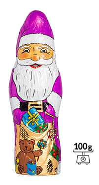 Schoko Weihnachtsmann Individuell (100 g) Mit einem Give Away als Werbegeschenk wie Schoko Weihnachtsmann Individuell (100 g) schenkt man Freude.