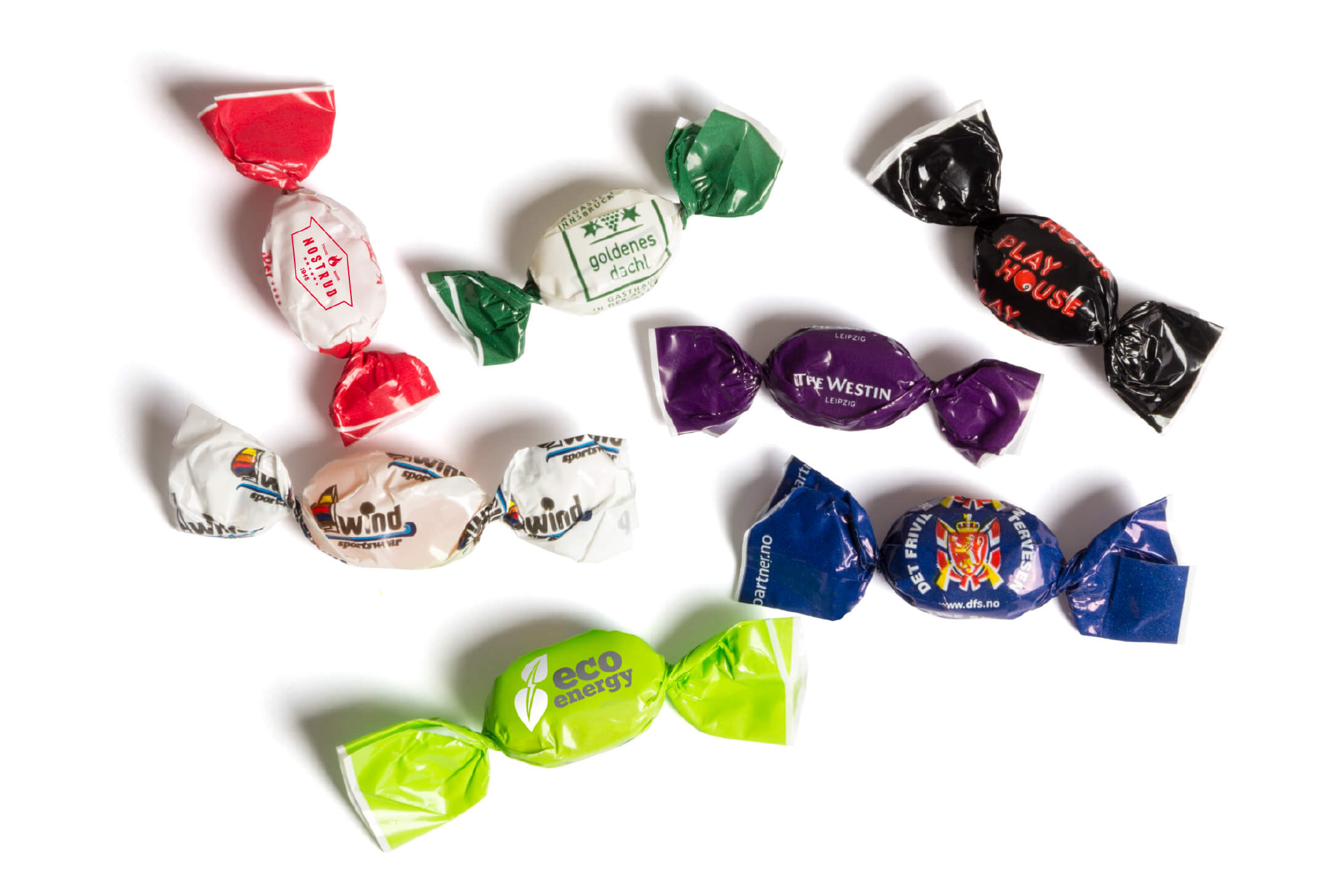 3 g Bonbons im Werbewickler Mit einem Give Away als Werbegeschenk wie 3 g Bonbons im Werbewickler schenkt man Freude.