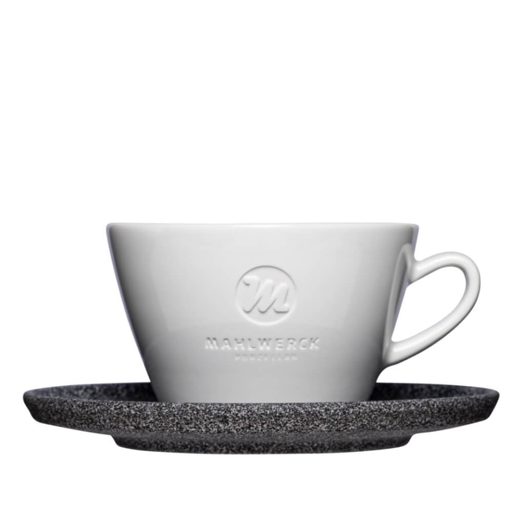 Große Tasse Serie Granit Form 632 mit Gravur Große Tasse Serie Granit Form 632 zum bedrucken mit einem Logo oder einer Grafik als Werbegeschenk, Werbeartikel oder Werbemittel