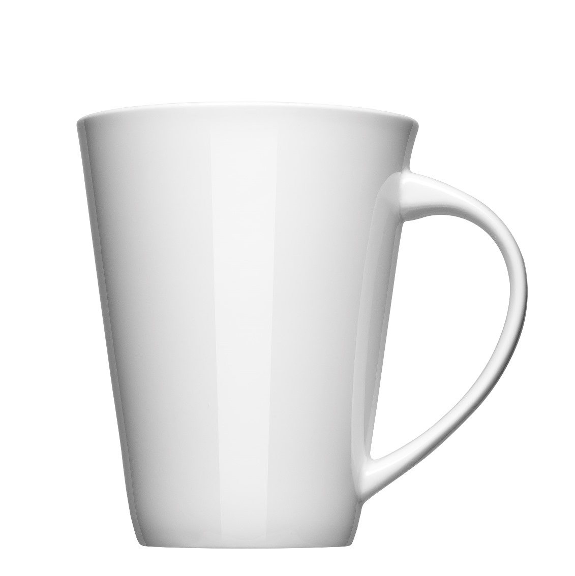 Konischer BoneChina-Becher 122 Konischer BoneChina-Becher 122 zum bedrucken mit einem Logo oder einer Grafik als Werbegeschenk, Werbeartikel oder Werbemittel