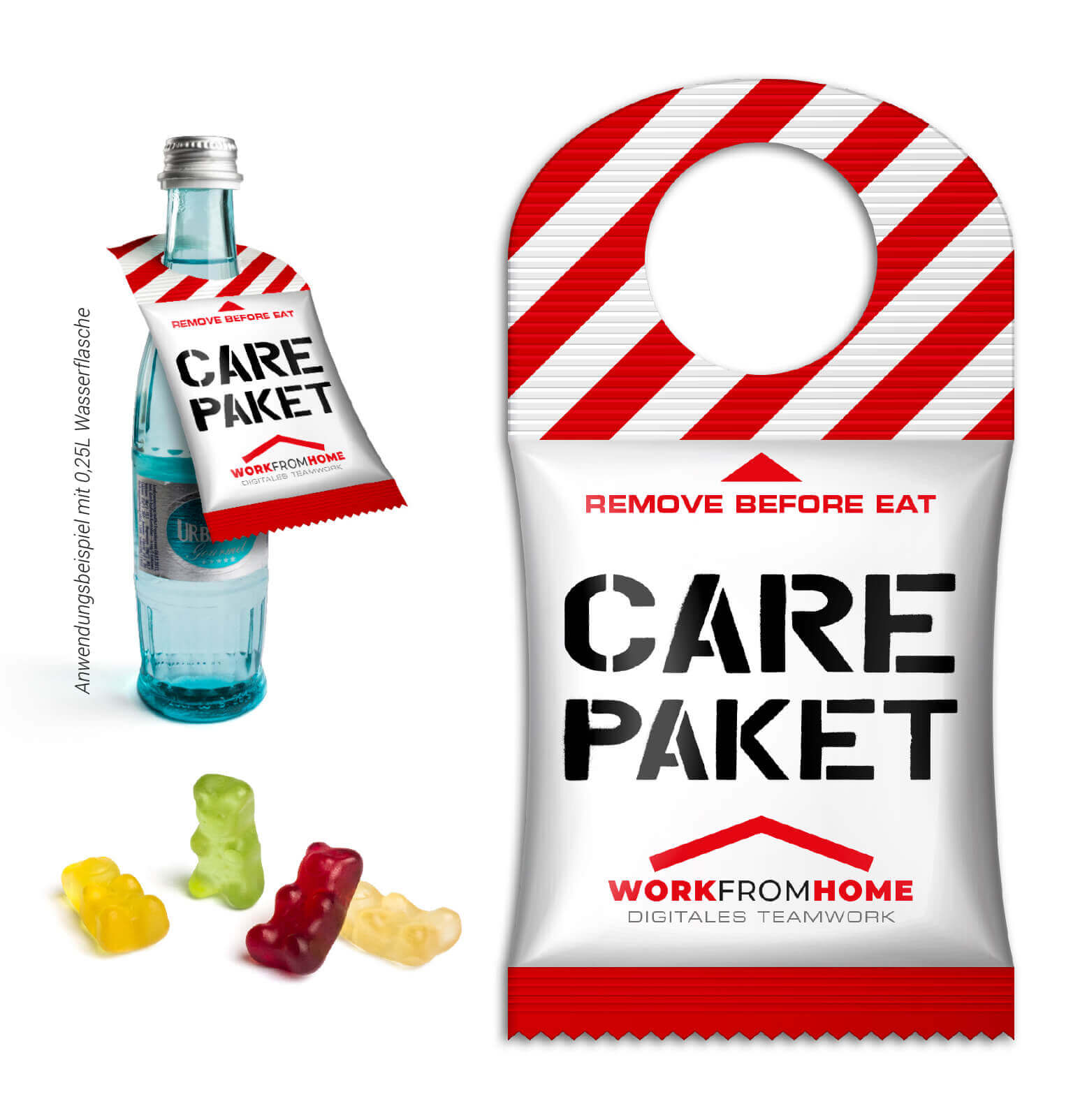 BottleBag mit Fruchtgummi Mit einem Give Away als Werbegeschenk wie BottleBag mit Fruchtgummi schenkt man Freude.