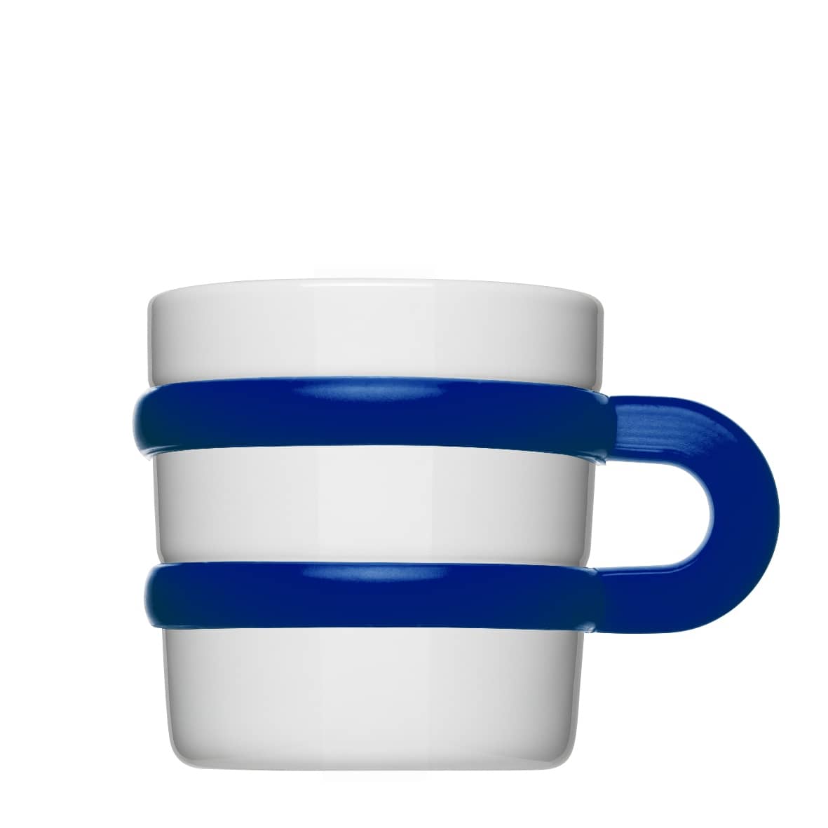 Tasse mit Silikonhenkel klein Form 280 Tasse mit Silikonhenkel klein Form 280 zum bedrucken mit einem Logo oder einer Grafik als Werbegeschenk, Werbeartikel oder Werbemittel