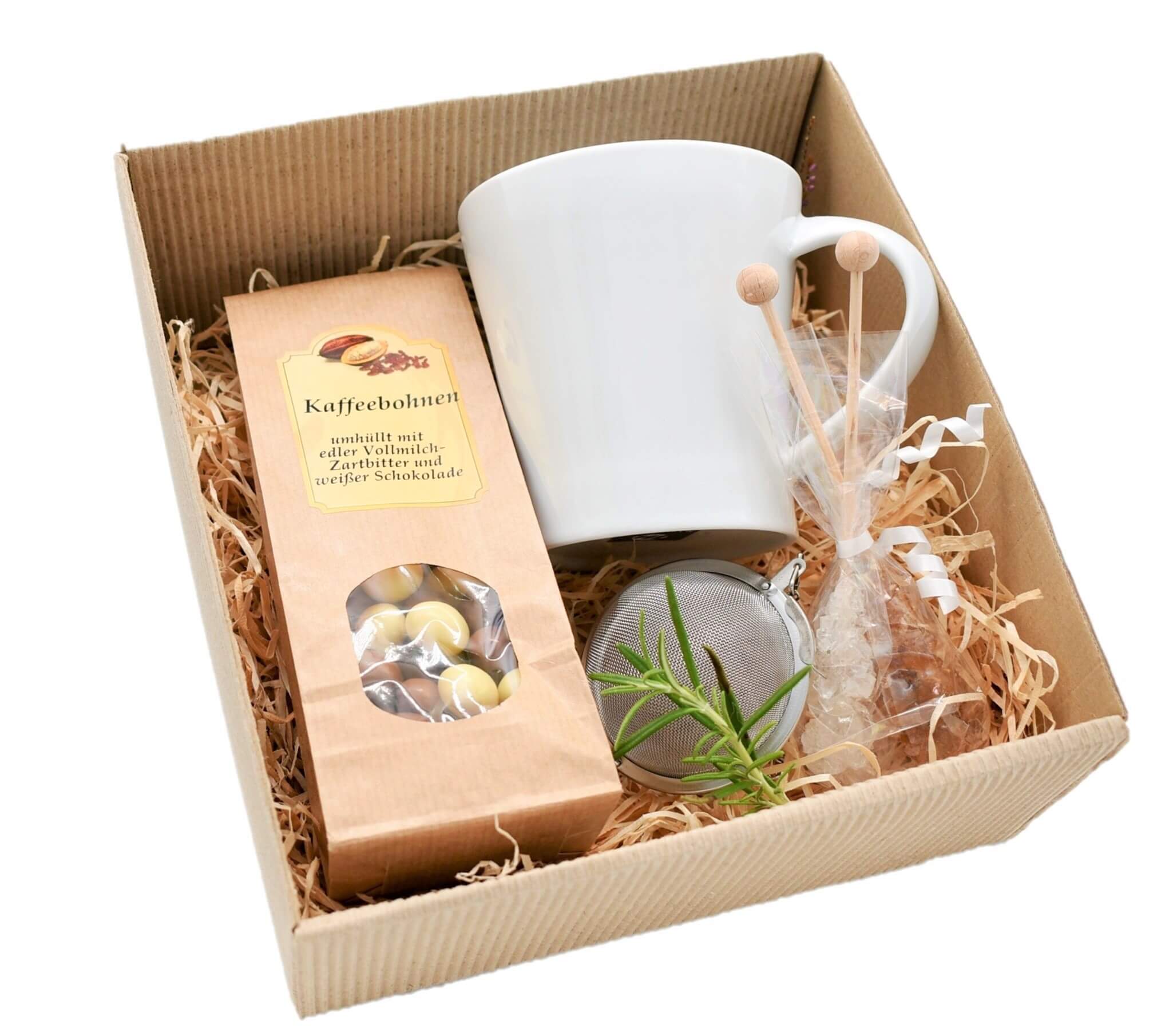 "Süße Teestunde" Geschenk-Set mit ihrem Namen "Süße Teestunde" Geschenk-Set mit ihrem Namen ist eine tolle nachhaltige Geschenkidee.