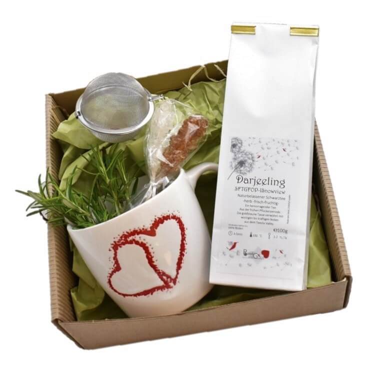 "Darjeeling Teestunde" Geschenk-Set "Darjeeling Teestunde" Geschenk-Set ist eine tolle nachhaltige Geschenkidee.