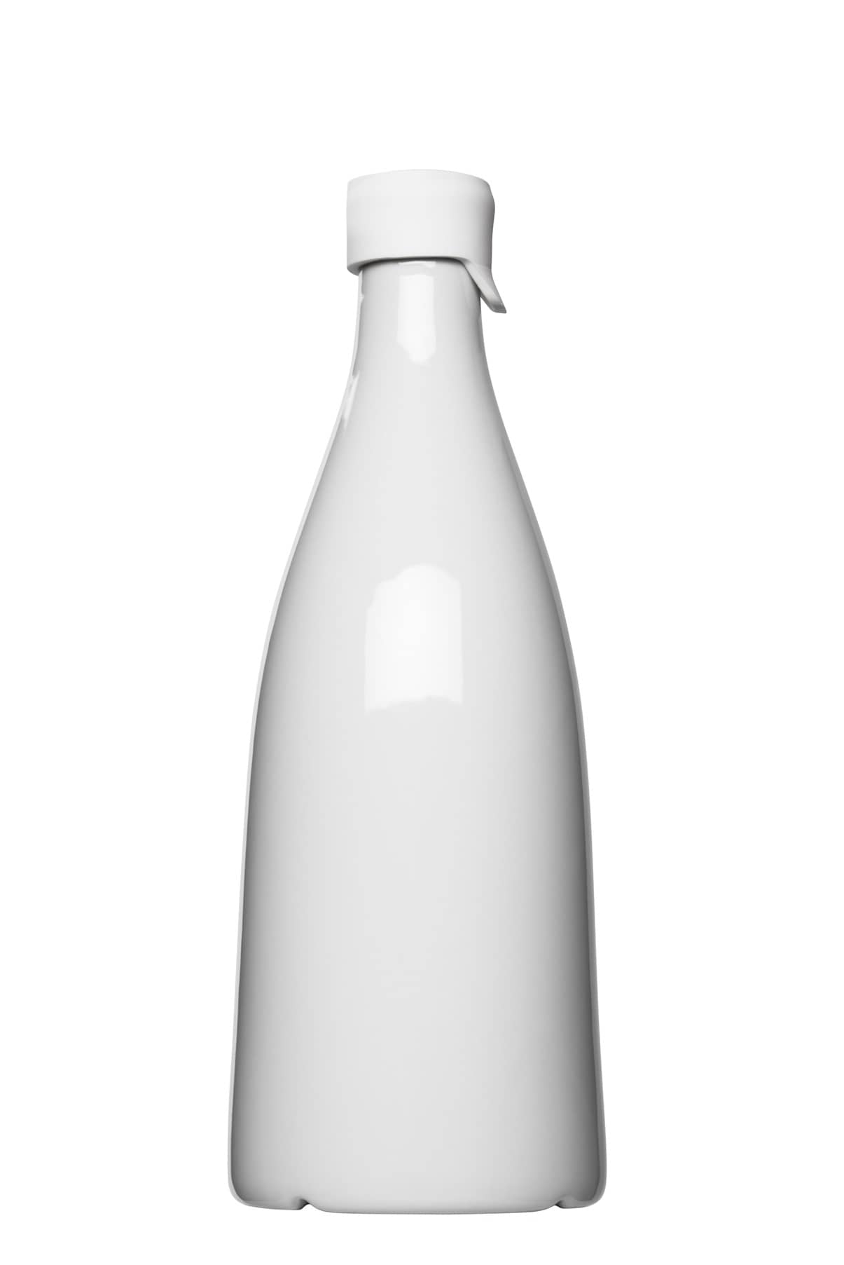Flasche zum bedrucken mit einem Logo oder einer Grafik als Werbegeschenk, Werbeartikel oder Werbemittel