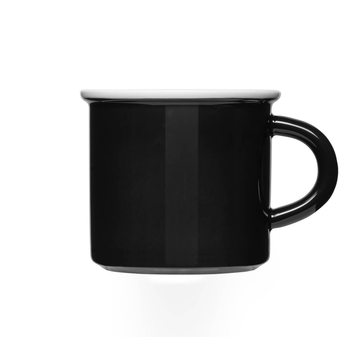Tasse Form 788 schwarz zum bedrucken mit einem Logo oder einer Grafik als Werbegeschenk, Werbeartikel oder Werbemittel