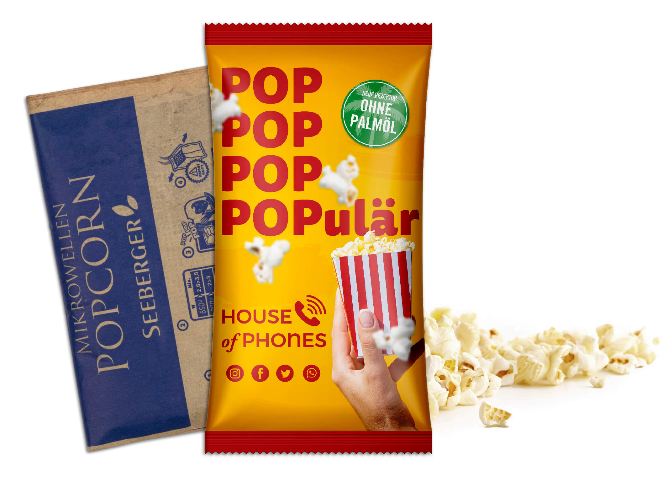 Mikrowellen-Popcorn im Werbetütchen Mit einem Give Away als Werbegeschenk wie Mikrowellen-Popcorn im Werbetütchen schenkt man Freude.