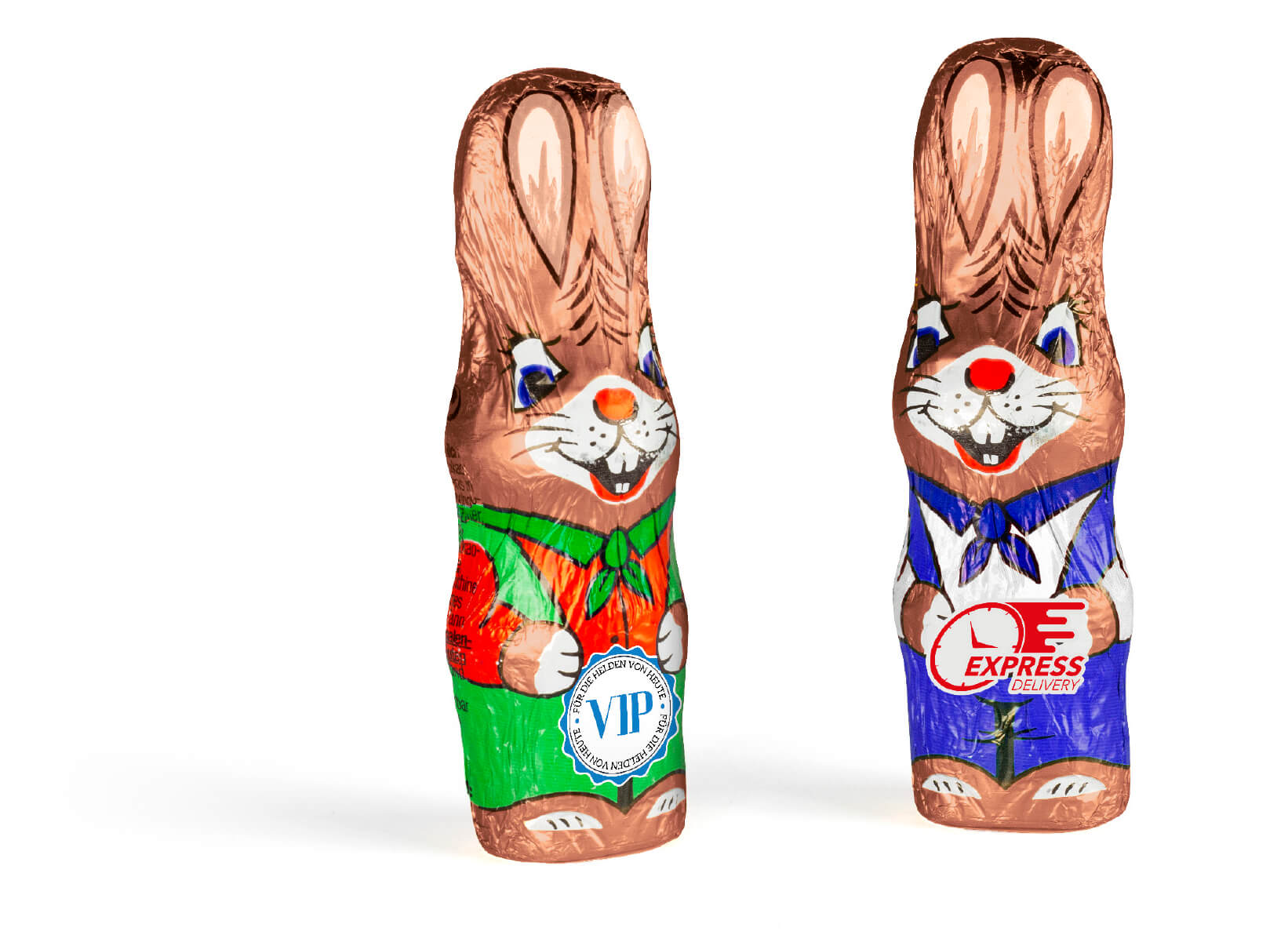Mit einem Give Away als Werbegeschenk wie Schoko Osterhase individuell schenkt man Freude.