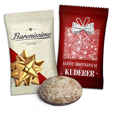 Mini Contrella im Werbetütchen Mit einem Give Away als Werbegeschenk wie Mini Contrella im Werbetütchen schenkt man Freude.