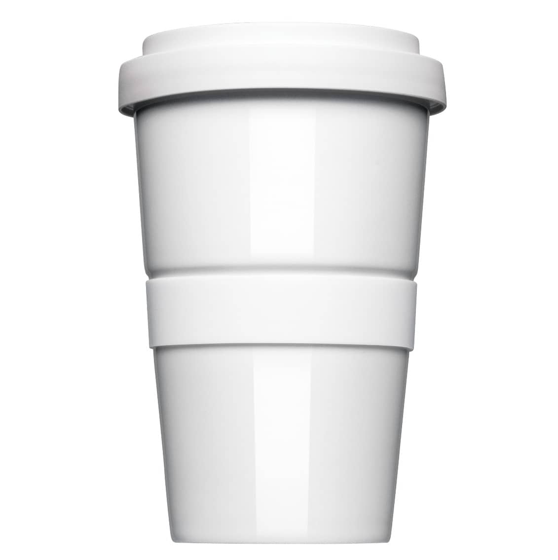 Coffee2Go, original Coffee to Go Becher, Form 345 mit glatter oder geriffelter Siliconbanderole Coffee2Go, original Coffee to Go Becher, Form 345 mit glatter oder geriffelter Siliconbanderole